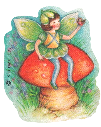 Mushroom Fairy Sticker